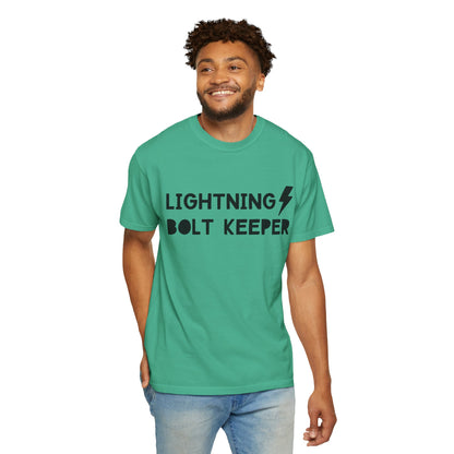 Lightning Bolt Keeper Parent Tee – Powered by Love & Caffeine! ⚡☕