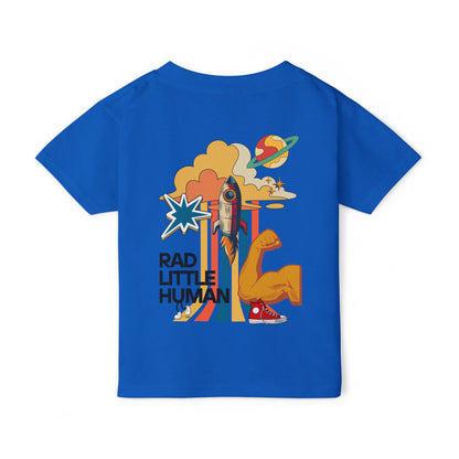 🚀🔥 RAD LITTLE HUMAN – FOR THE KIDS WHO RULE THE UNIVERSE! 🔥🚀- Cute Toddler T-Shirt -