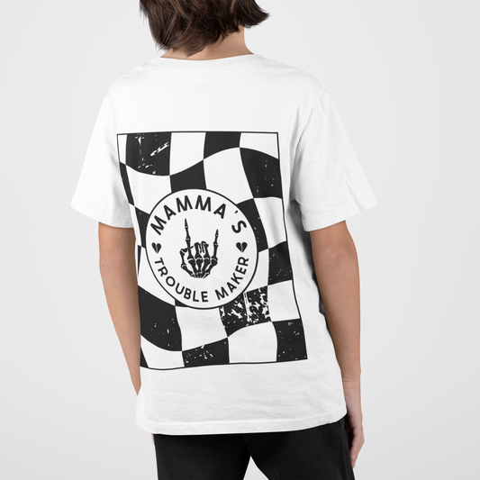 🖤💀 MAMMA’S TROUBLE MAKER – CLASSIC BLACK & WHITE EDITION 💀🖤