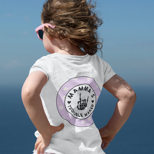 🖤🌸 MAMMA’S TROUBLE MAKER – SWEET BUT SASSY, JUST LIKE YOUR LITTLE ONE! 🌸🖤