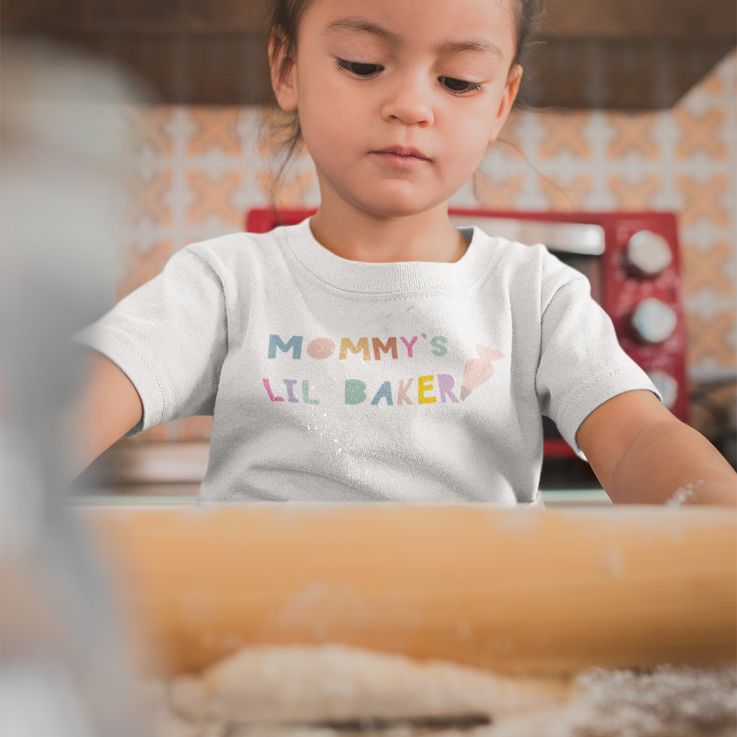 Mommy’s Lil Baker Toddler Tee – The Sweetest Chef in Training! 🍪🧁