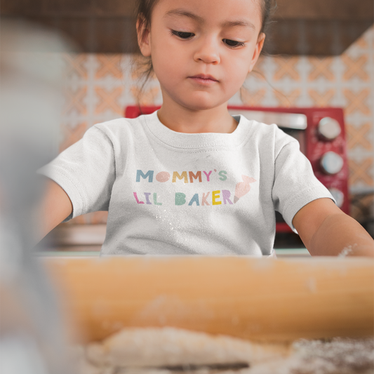 Mommy’s Lil Baker Toddler Tee – The Sweetest Chef in Training! 🍪🧁