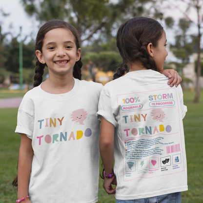 "Tiny Tornado" Toddler Tee – For the Little Whirlwind in Your Life! 🌪️✨