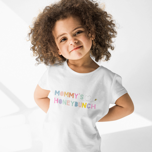 "Mommy’s Honeybunch" Toddler Tee – Soft, Sweet & Made for Snuggles!