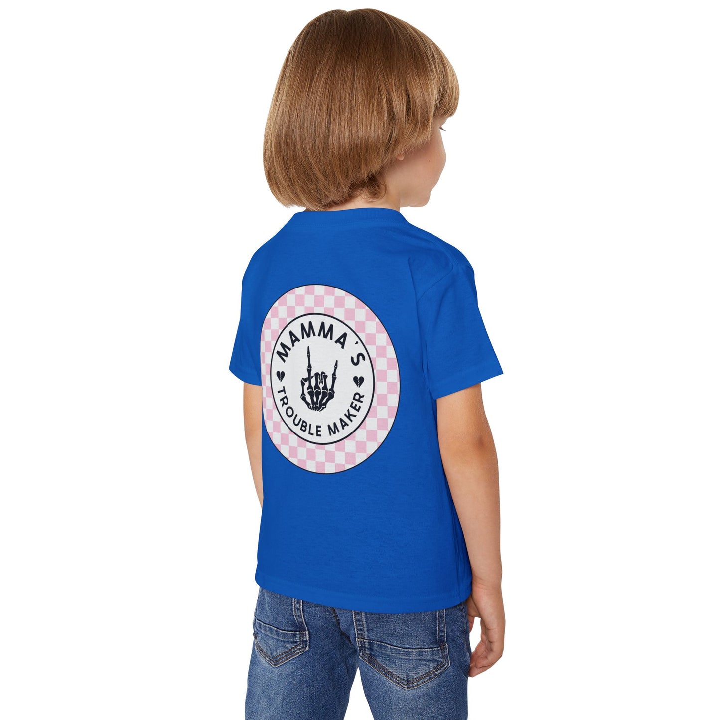 Mamma’s Trouble Maker Toddler Tee – Sweet but Sassy 🍒💀