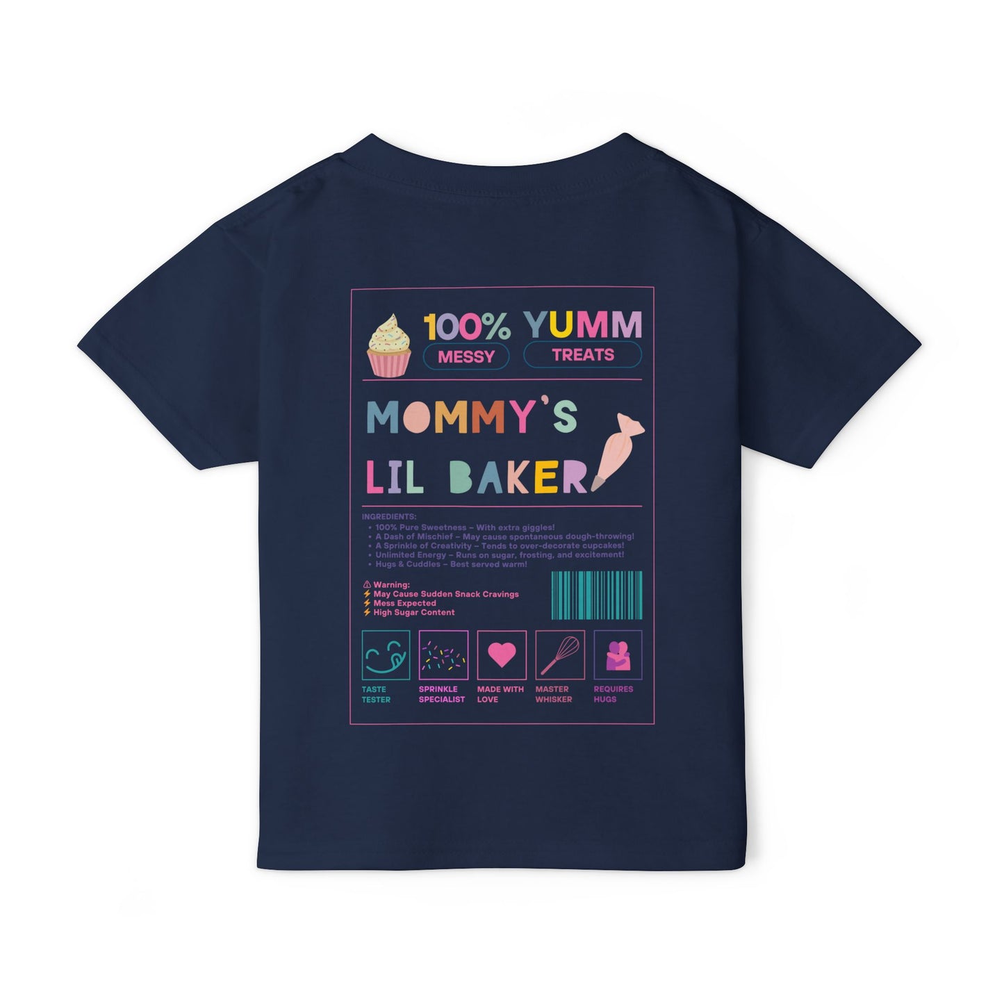 Mommy’s Lil Baker Toddler Tee – The Sweetest Chef in Training! 🍪🧁