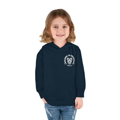 💀🤘 WELCOME TO CHILDHOOD Toddler Hoodie - Screaming 😱. Snacking 🍿. Shenanigans 🎉