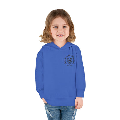💀🤘 WELCOME TO CHILDHOOD Toddler Hoodie - Screaming 😱. Snacking 🍿. Shenanigans 🎉