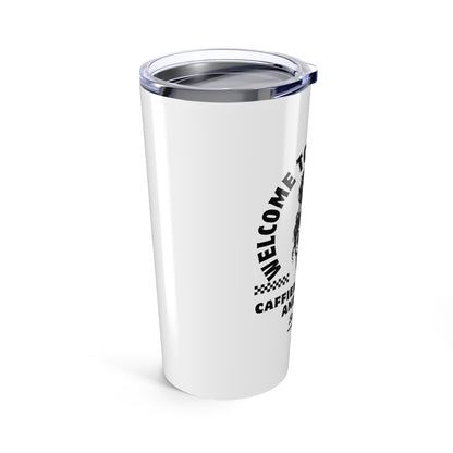💀 WELCOME TO MOTHERHOOD 20oz Tumbler - Funny Gift for Moms
