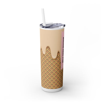 🍦Melt Happens – Ice Cream Cone Skinny Tumbler 🍦20oz