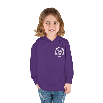 💀🤘 WELCOME TO CHILDHOOD Toddler Hoodie - Screaming 😱. Snacking 🍿. Shenanigans 🎉