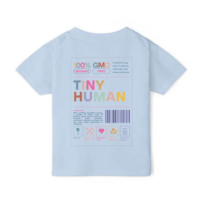 "Tiny Human" Toddler Tee – Small But Mighty, Full of Personality!