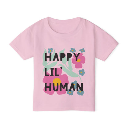 Happy Lil’ Human Toddler Tee – Spreading Smiles & Sunshine! ☀️🌸