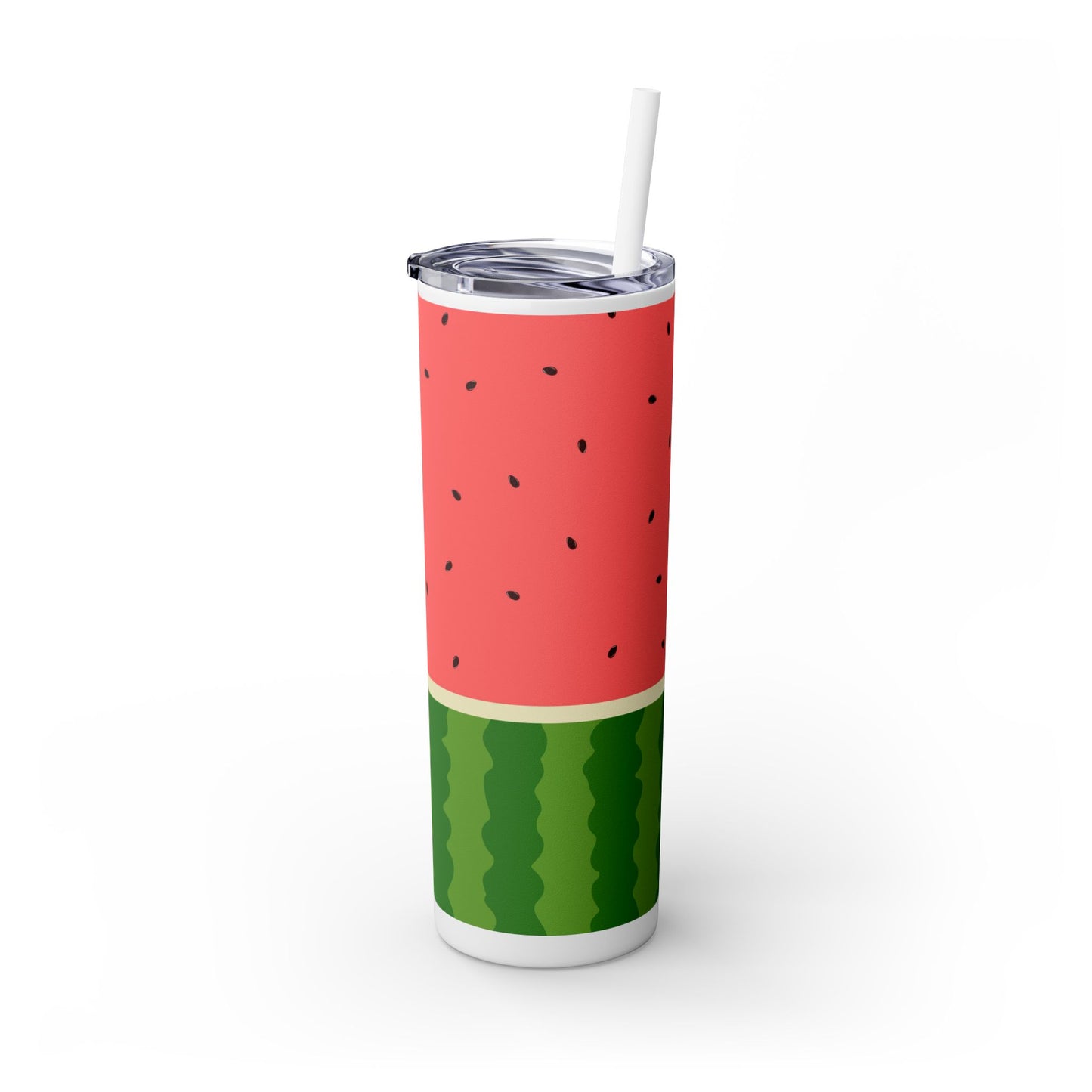 🍉 Sippin’ Sweet Summer – Watermelon Slice Skinny Tumbler 🍉 20oz