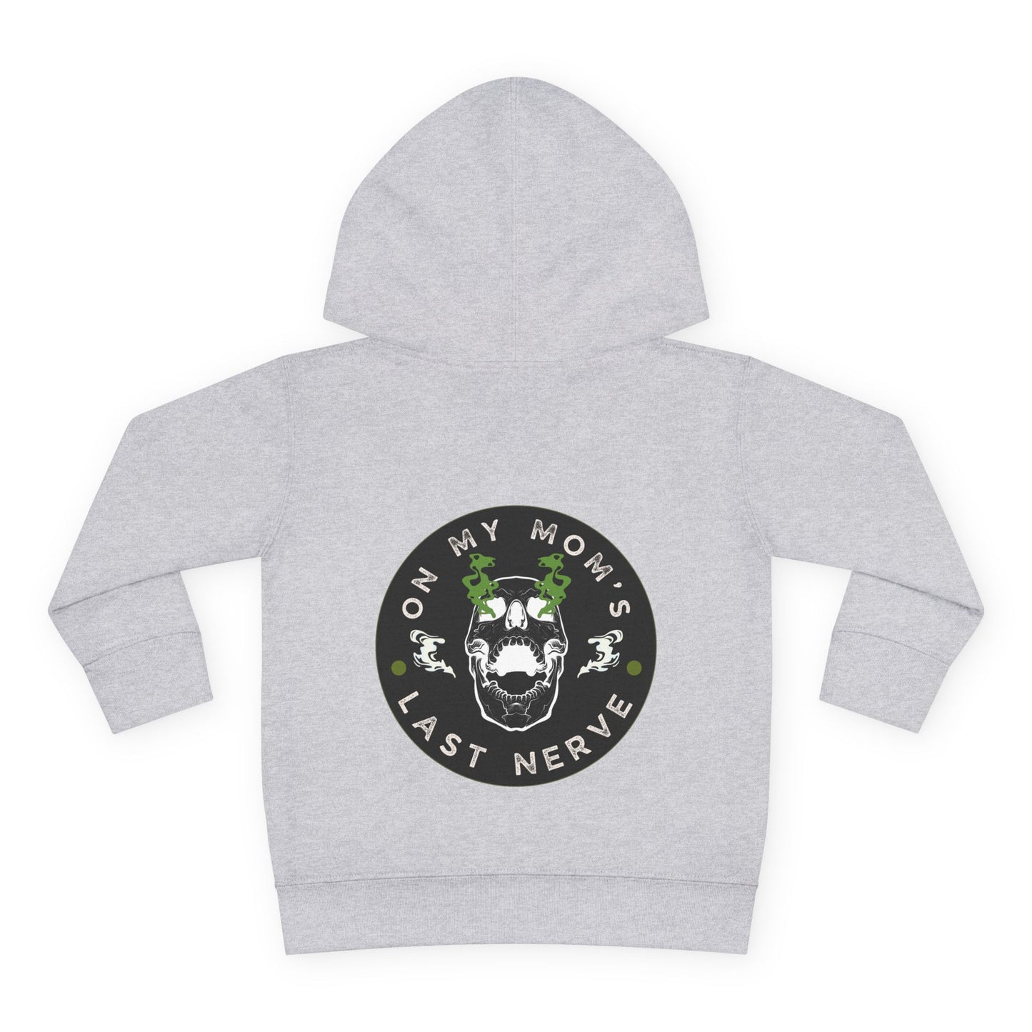 🧠💥 On My Mom’s Last Nerve Green Edition – Toddler Pullover Hoodie