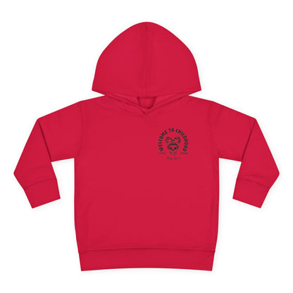 💀🤘 WELCOME TO CHILDHOOD Toddler Hoodie - Screaming 😱. Snacking 🍿. Shenanigans 🎉