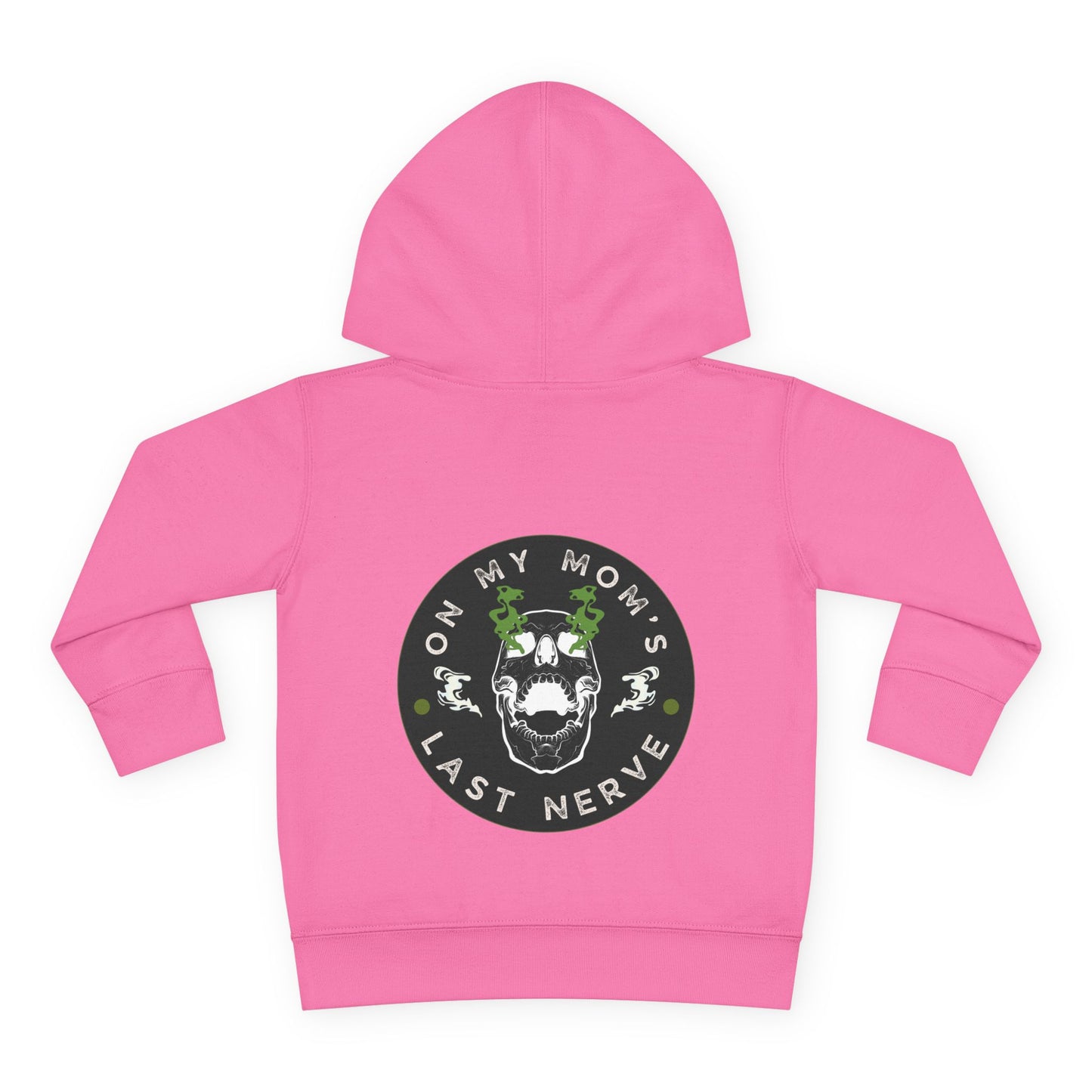 🧠💥 On My Mom’s Last Nerve Green Edition – Toddler Pullover Hoodie