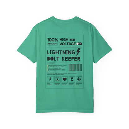 Lightning Bolt Keeper Parent Tee – Powered by Love & Caffeine! ⚡☕