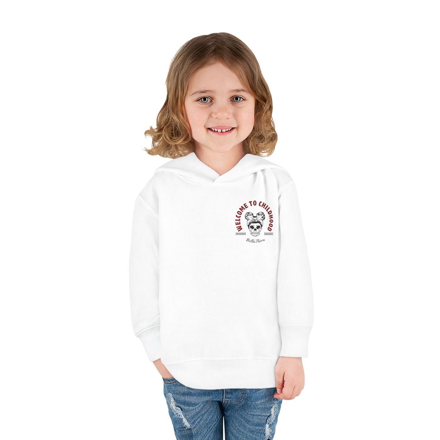 💀🤘 WELCOME TO CHILDHOOD Toddler Hoodie - Screaming 😱. Snacking 🍿. Shenanigans 🎉