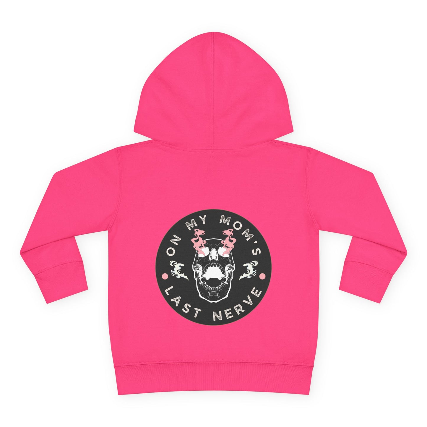 🔥 ON MY MOM'S LAST NERVE Hoodie 🔥Cute Toddler Pullover Fleece Hoodie - Pink Edition