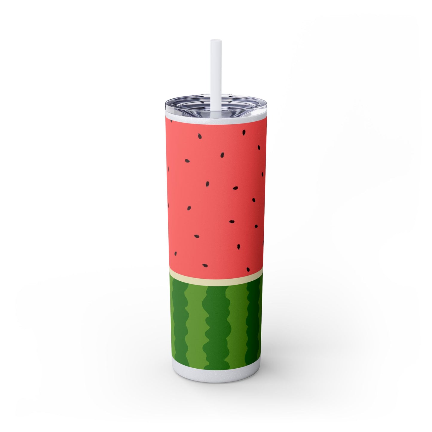 🍉 Sippin’ Sweet Summer – Watermelon Slice Skinny Tumbler 🍉 20oz