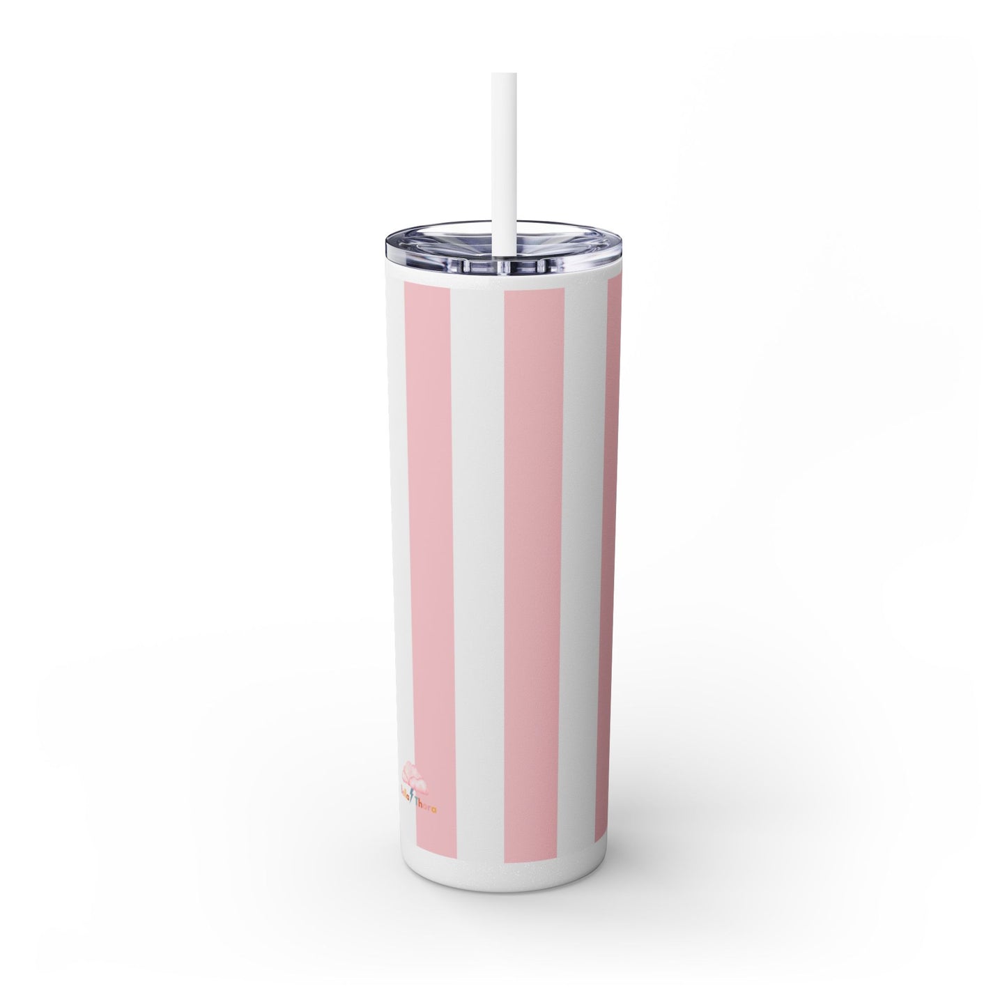 🍬 Cotton Candy Sips – Skinny Tumbler with Straw- 20Z
