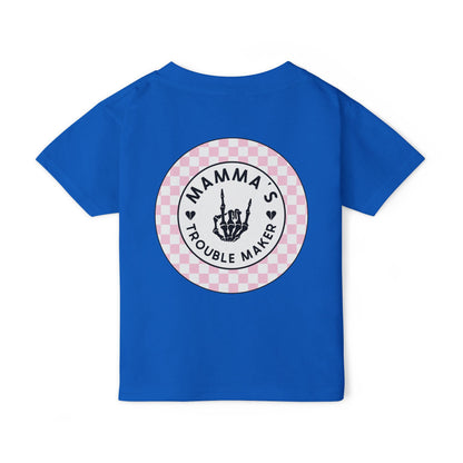 Mamma’s Trouble Maker Toddler Tee – Sweet but Sassy 🍒💀