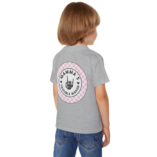 Mamma’s Trouble Maker Toddler Tee – Sweet but Sassy 🍒💀
