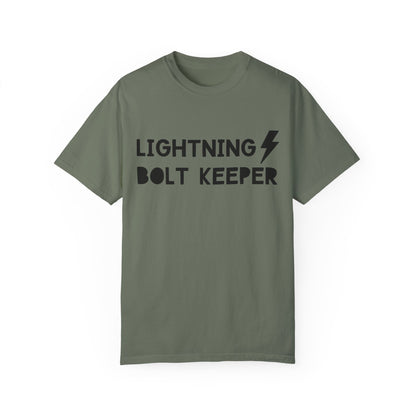 Lightning Bolt Keeper Parent Tee – Powered by Love & Caffeine! ⚡☕