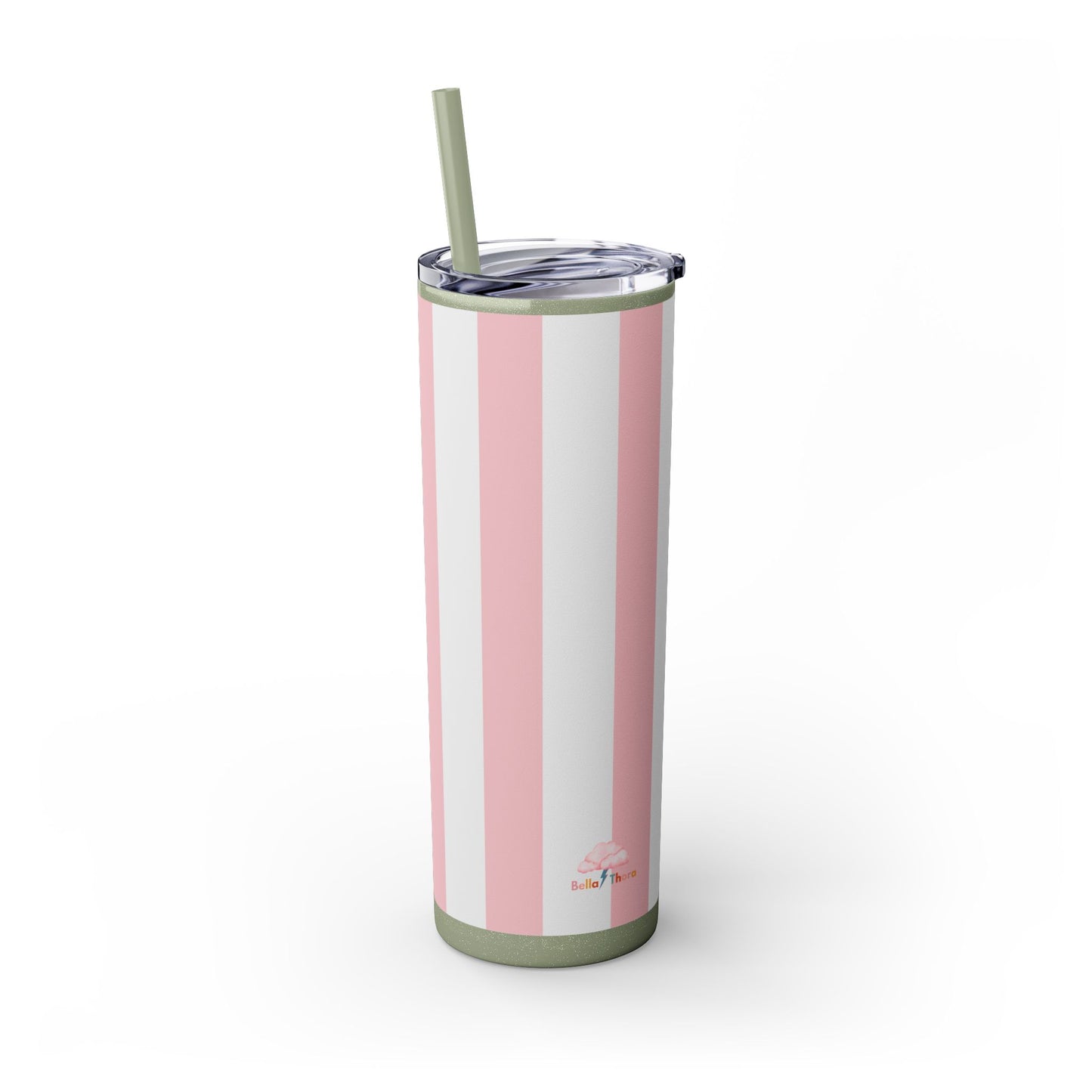 🍬 Cotton Candy Sips – Skinny Tumbler with Straw- 20Z