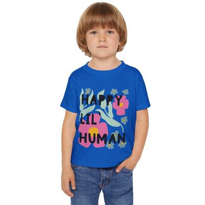 Happy Lil’ Human Toddler Tee – Spreading Smiles & Sunshine! ☀️🌸