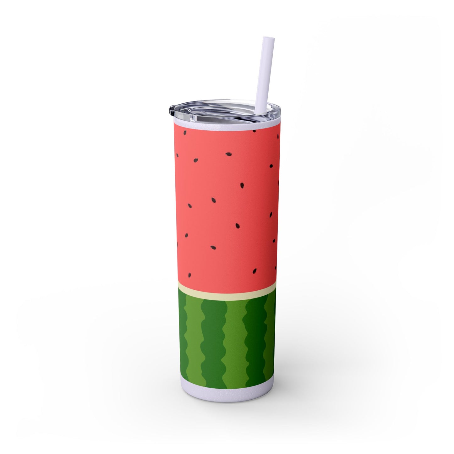 🍉 Sippin’ Sweet Summer – Watermelon Slice Skinny Tumbler 🍉 20oz