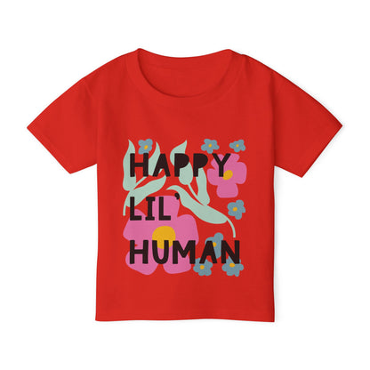 Happy Lil’ Human Toddler Tee – Spreading Smiles & Sunshine! ☀️🌸