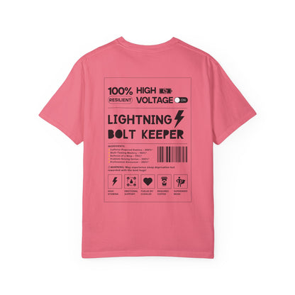Lightning Bolt Keeper Parent Tee – Powered by Love & Caffeine! ⚡☕