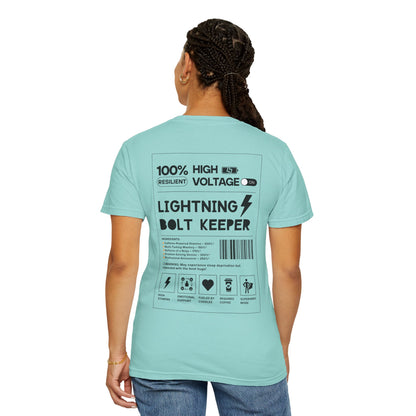 Lightning Bolt Keeper Parent Tee – Powered by Love & Caffeine! ⚡☕
