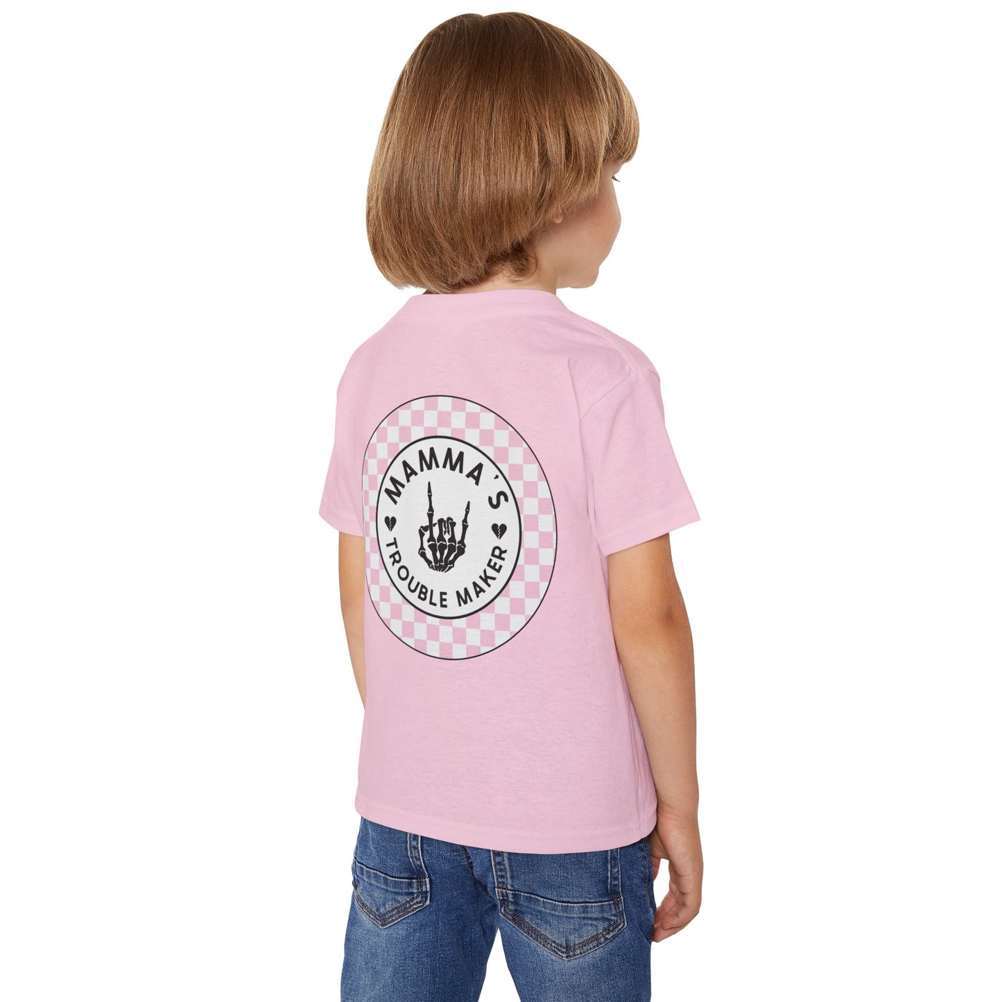 Mamma’s Trouble Maker Toddler Tee – Sweet but Sassy 🍒💀