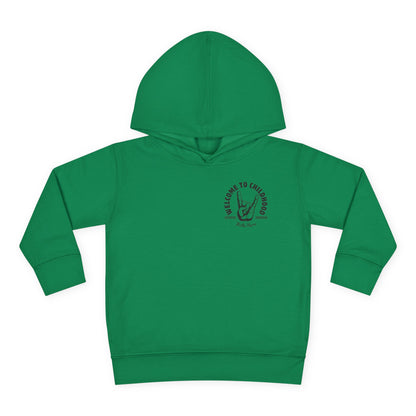 👶 WELCOME TO CHILDHOOD Toddler Pullover Hoodie-Hang Loose!