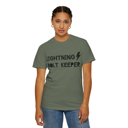 Lightning Bolt Keeper Parent Tee – Powered by Love & Caffeine! ⚡☕