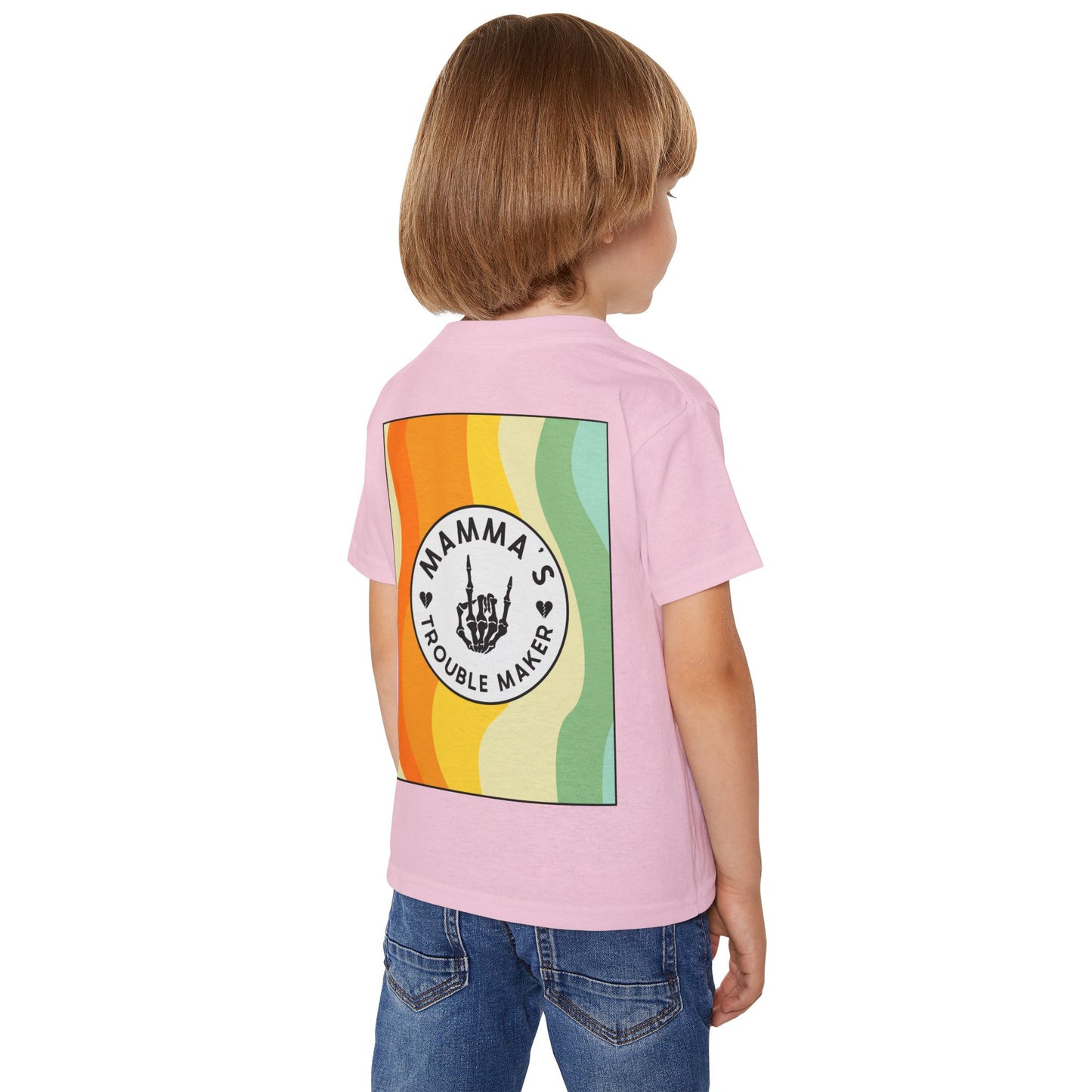 Mamma’s Trouble Maker Toddler Tee – A Little Wild, A Lot of Fun! 🌈🔥