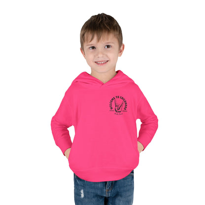 👶 WELCOME TO CHILDHOOD Toddler Pullover Hoodie-Hang Loose!
