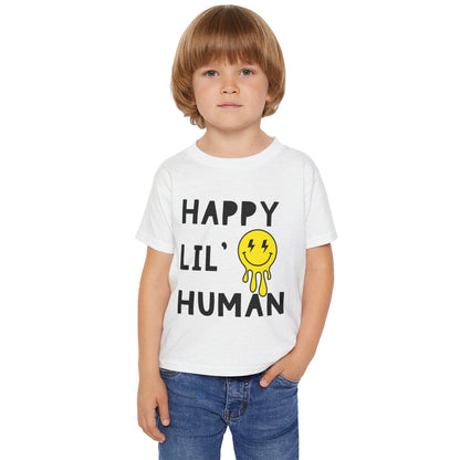 Happy Lil’ Human Toddler Tee – Pure Joy in Every Stitch! 😊⚡