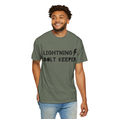 Lightning Bolt Keeper Parent Tee – Powered by Love & Caffeine! ⚡☕