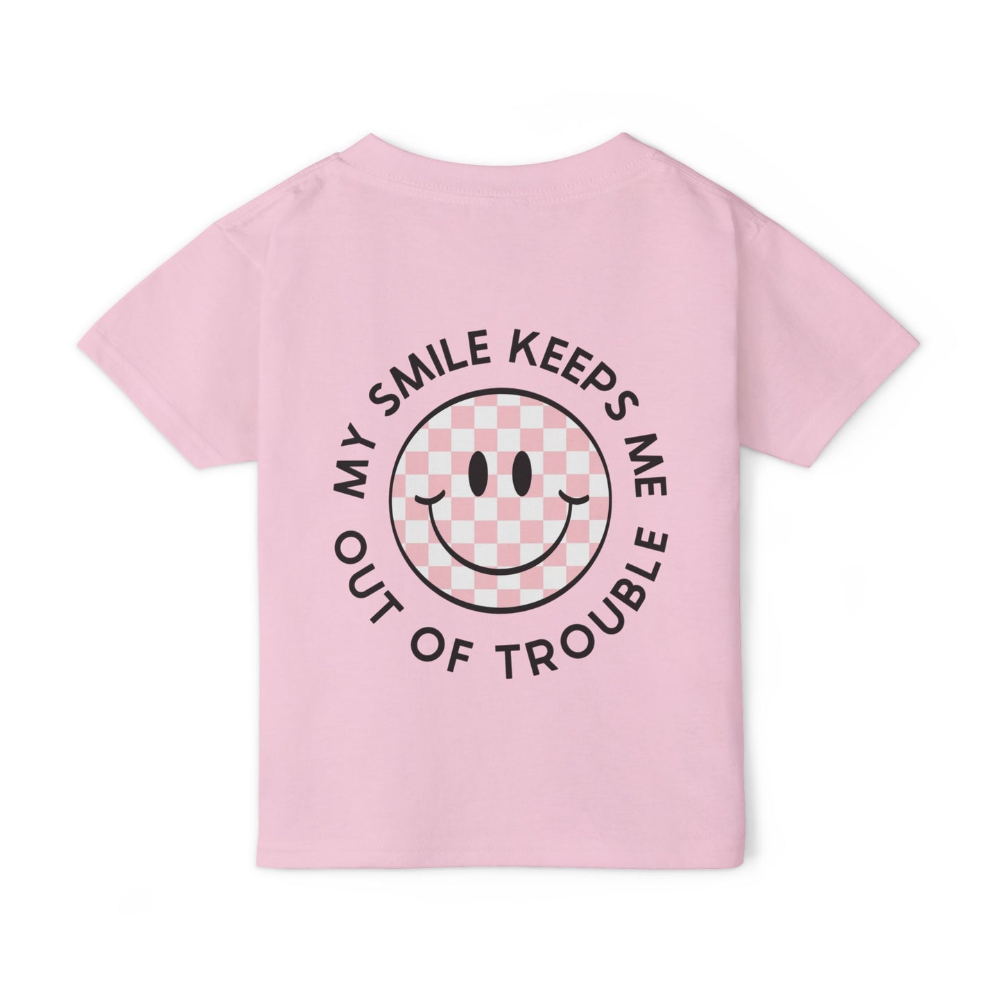 😊💖 MY SMILE KEEPS ME OUT OF TROUBLE – PINK CHECKER EDITION 💖😊