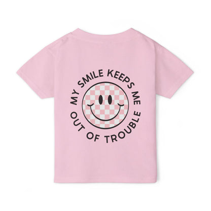 😊💖 MY SMILE KEEPS ME OUT OF TROUBLE – PINK CHECKER EDITION 💖😊