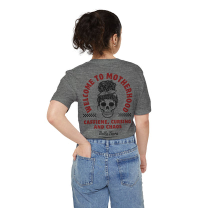 💀 Welcome to Motherhood Pocket Tee 💀 Unisex Pocket T-shirt