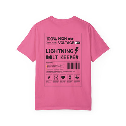 Lightning Bolt Keeper Parent Tee – Powered by Love & Caffeine! ⚡☕