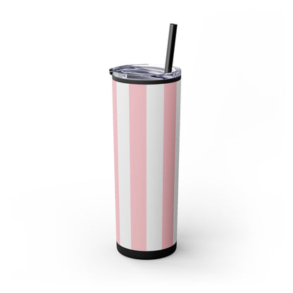 🍬 Cotton Candy Sips – Skinny Tumbler with Straw- 20Z
