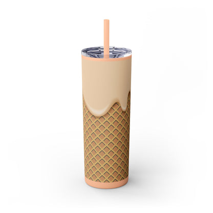 🍦Melt Happens – Ice Cream Cone Skinny Tumbler 🍦20oz