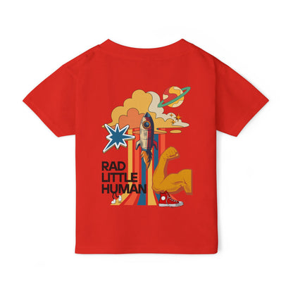 🚀🔥 RAD LITTLE HUMAN – FOR THE KIDS WHO RULE THE UNIVERSE! 🔥🚀- Cute Toddler T-Shirt -