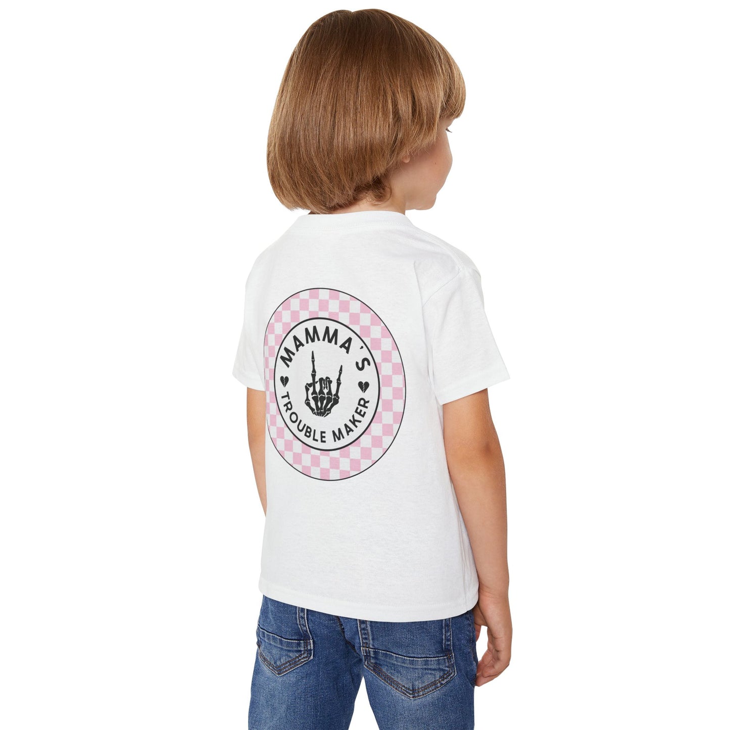 Mamma’s Trouble Maker Toddler Tee – Sweet but Sassy 🍒💀